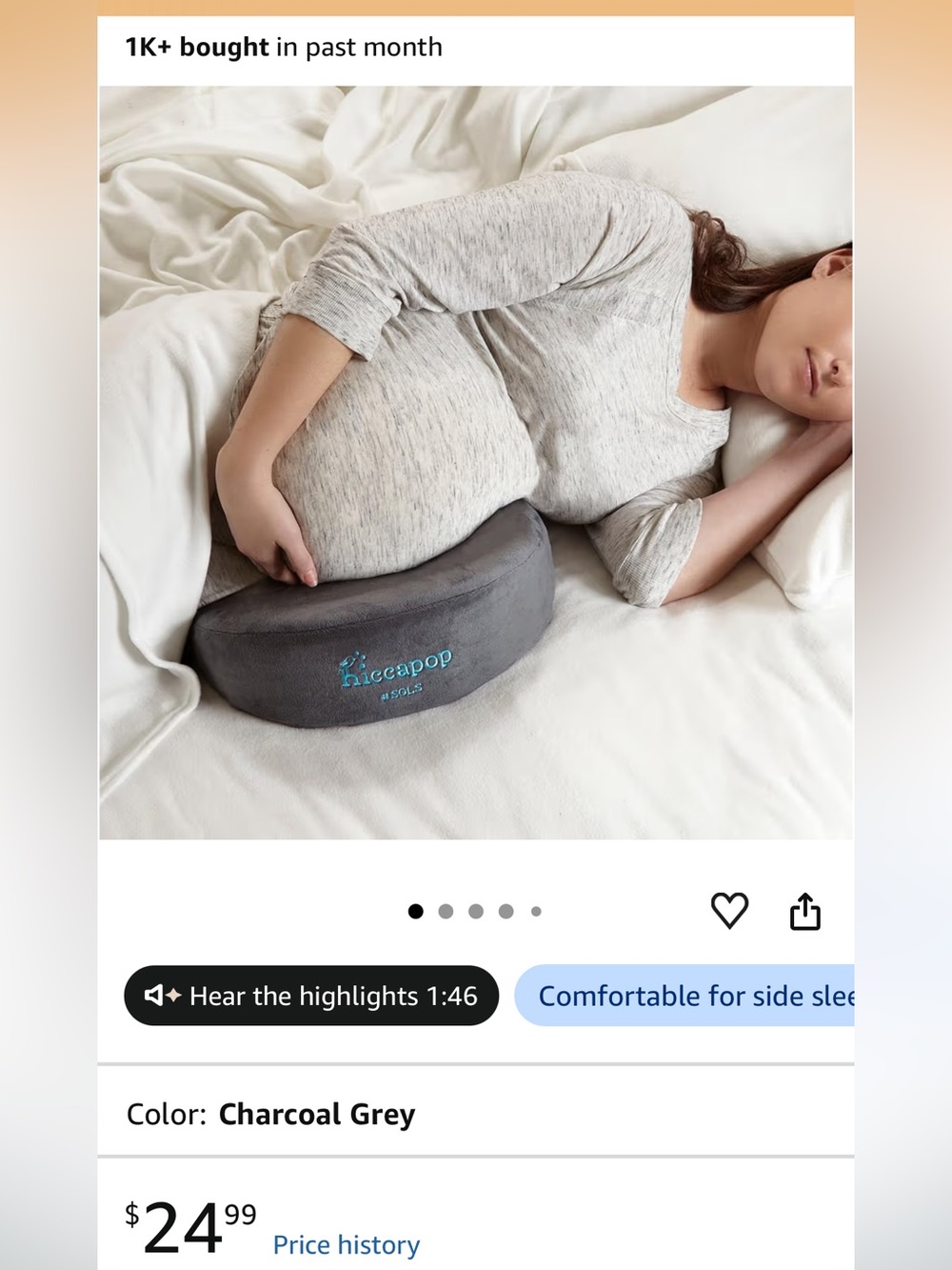 Pregnancy Pillow Belly Wedge